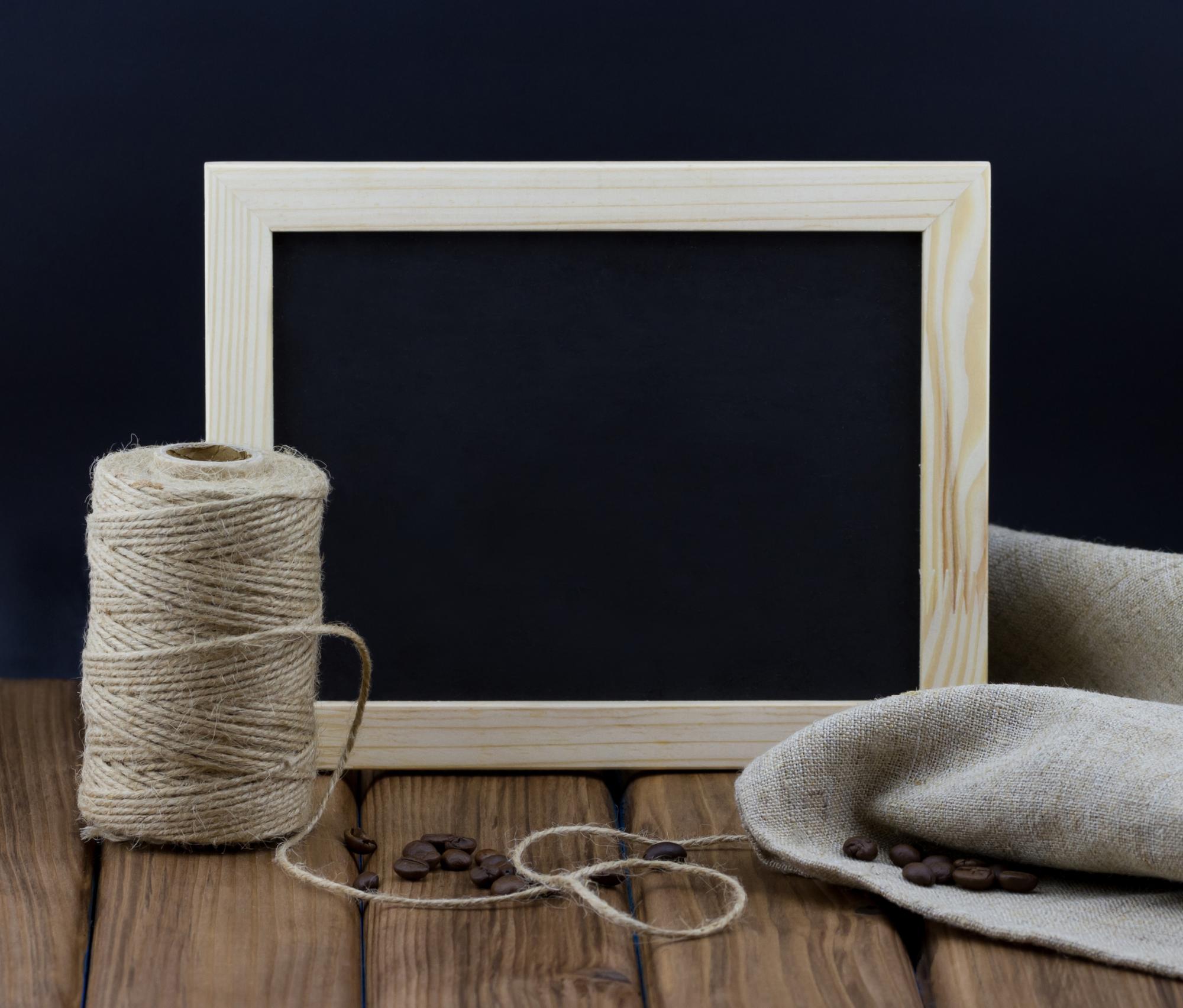 Workshop interior with embroidery frames